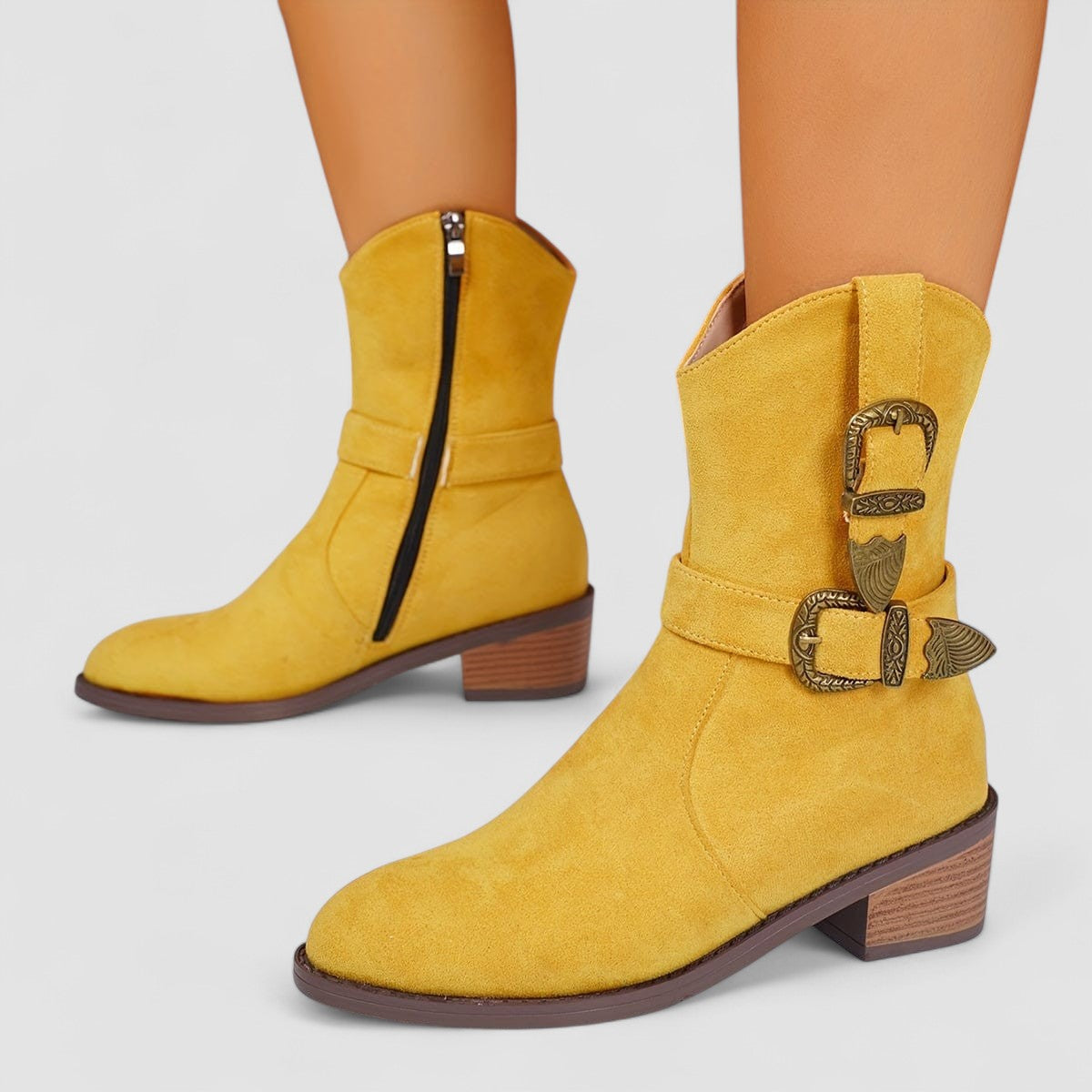 Maveloe | Supportive Western Boots Rosa