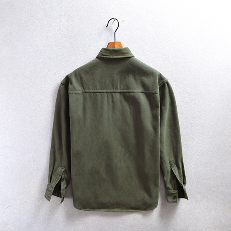 Maveloe | Men's Fleece Cargo Shirt