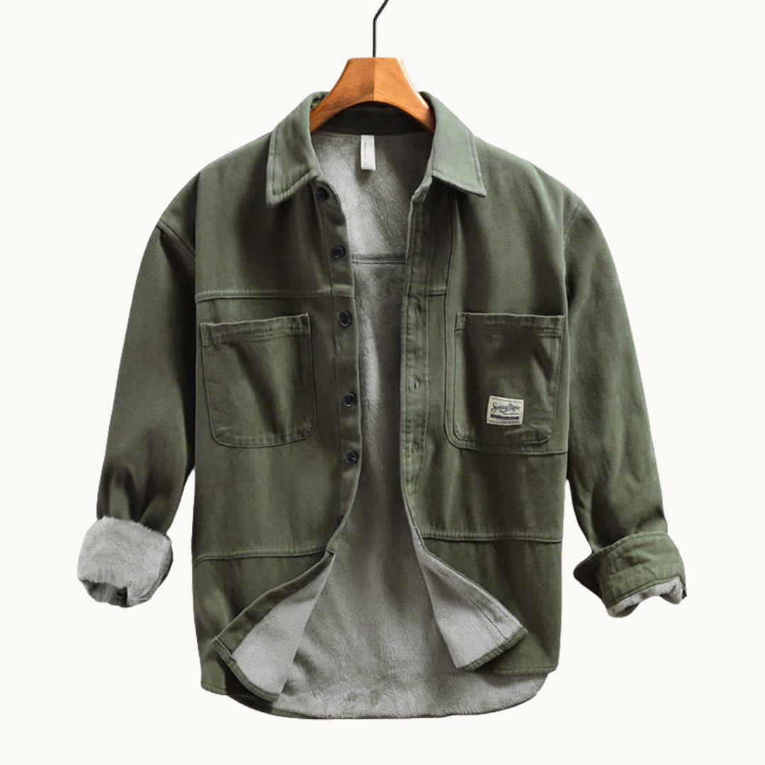 Maveloe | Men's Fleece Cargo Shirt