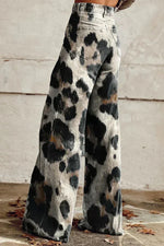 Maveloe | Boho Floral Wide-Leg Jeans