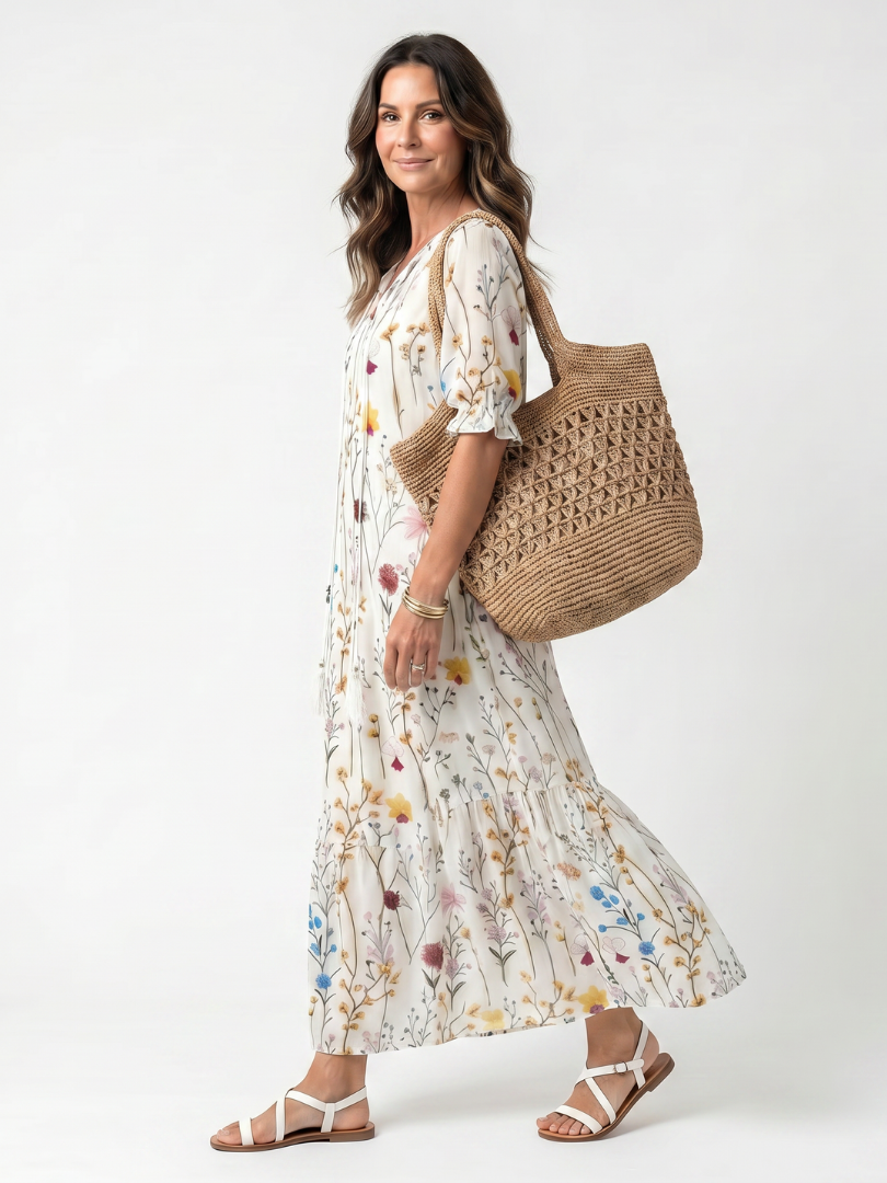 Maveloe | Boho Tassel Midiklänning Nathalie
