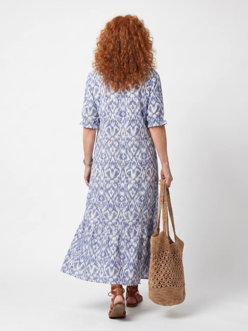 Maveloe | Printed Flowing Midi Dress Nicole