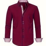 Maveloe | Lightweight Elegant Shirt with Contrast Details