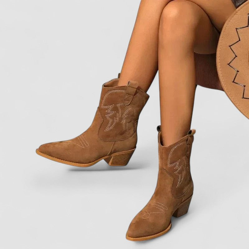 Maveloe | Stödjande westernboots Lillian