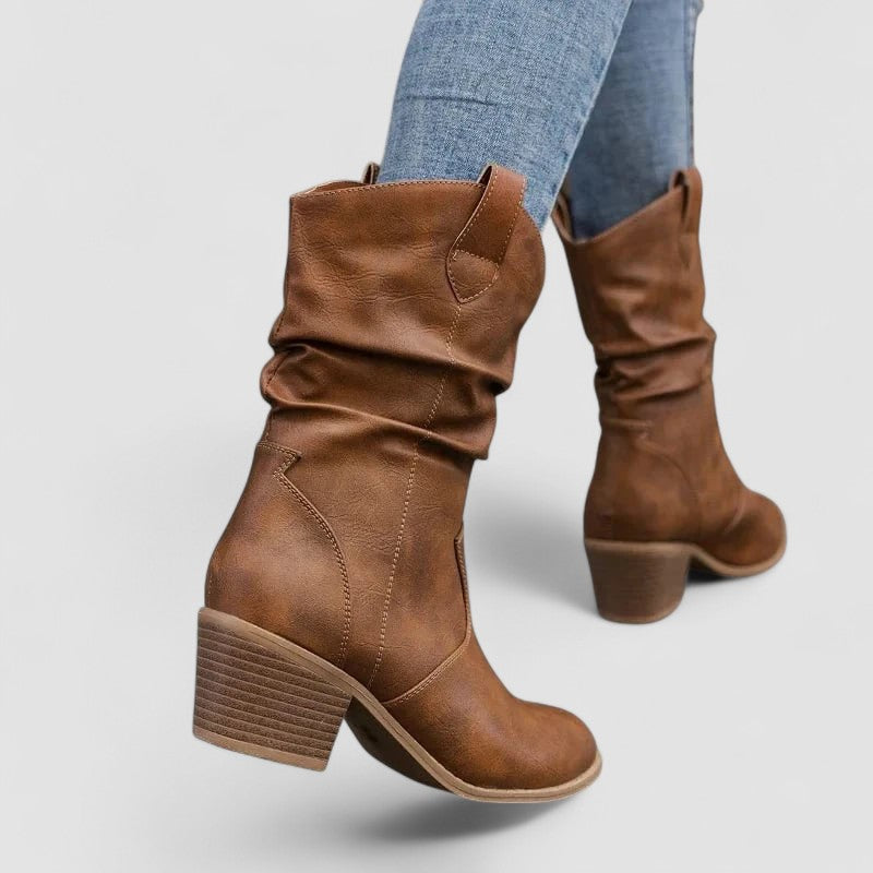 Maveloe | Supportive Leather Boots Vivian