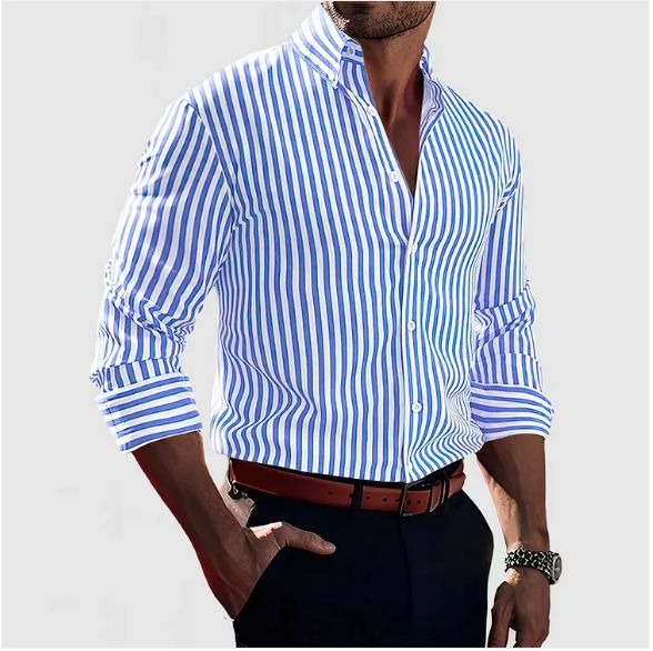 Maveloe | Men's Bold-Stripe Shirt
