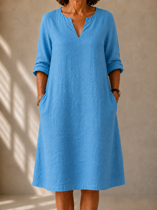 Maveloe | Casual V-Neck Dress Claire