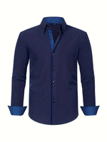 Maveloe | Lightweight Elegant Shirt with Contrast Details