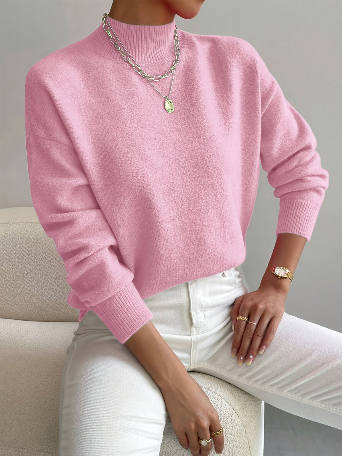 Christine Soft Roll-Neck Jumper