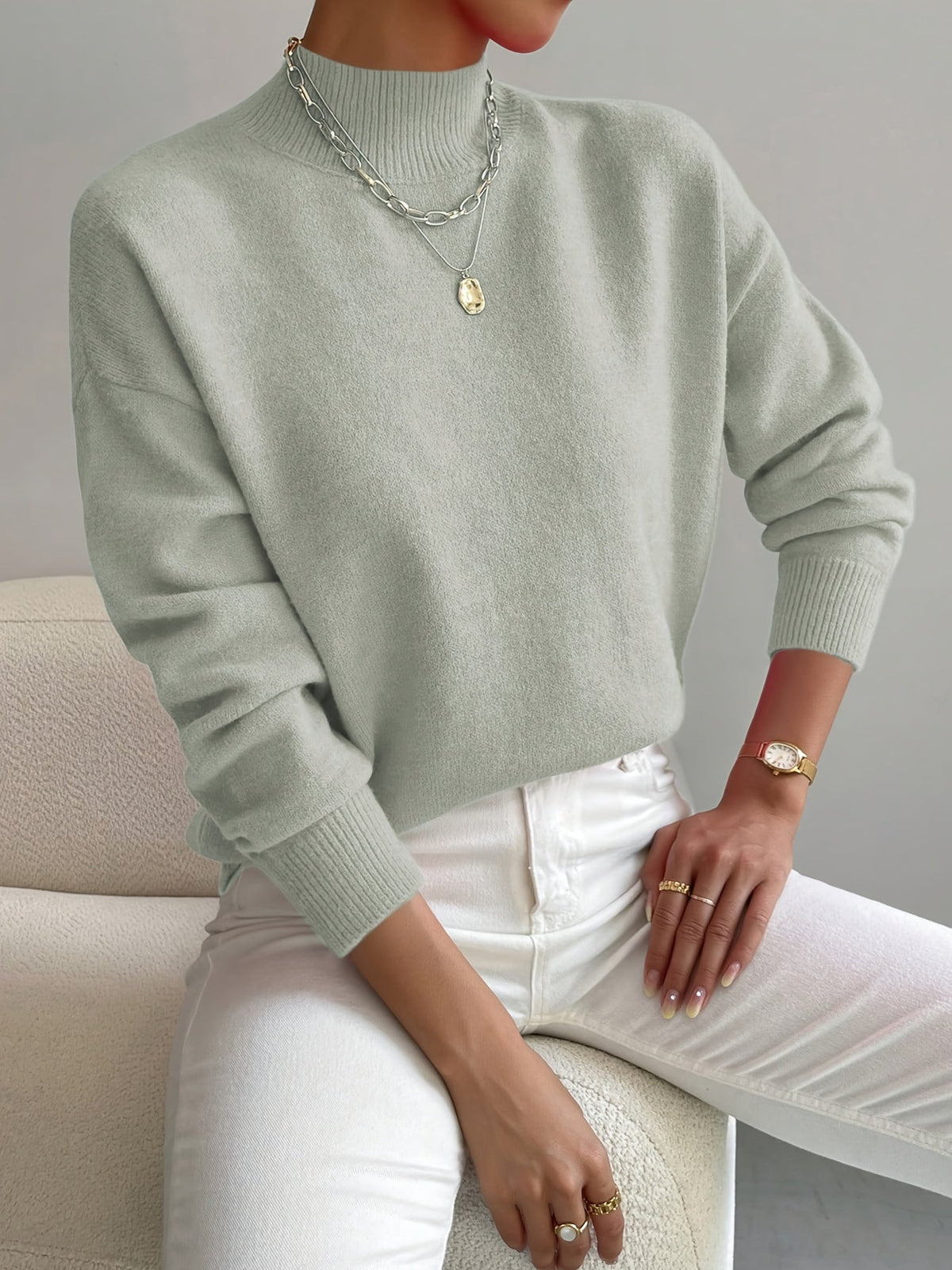 Christine Soft Roll-Neck Jumper