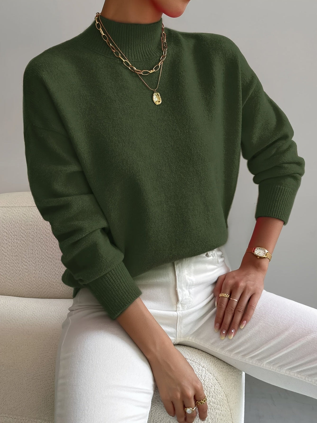 Christine Soft Roll-Neck Jumper